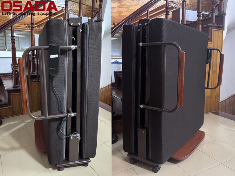 Giường Gấp Có Nệm Nâng Điện OSADA SD-EB90